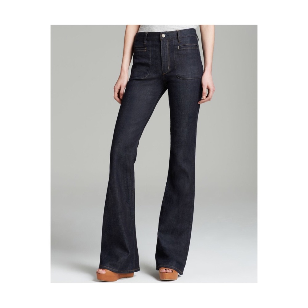 Theory jeans flare pants cute front pockets